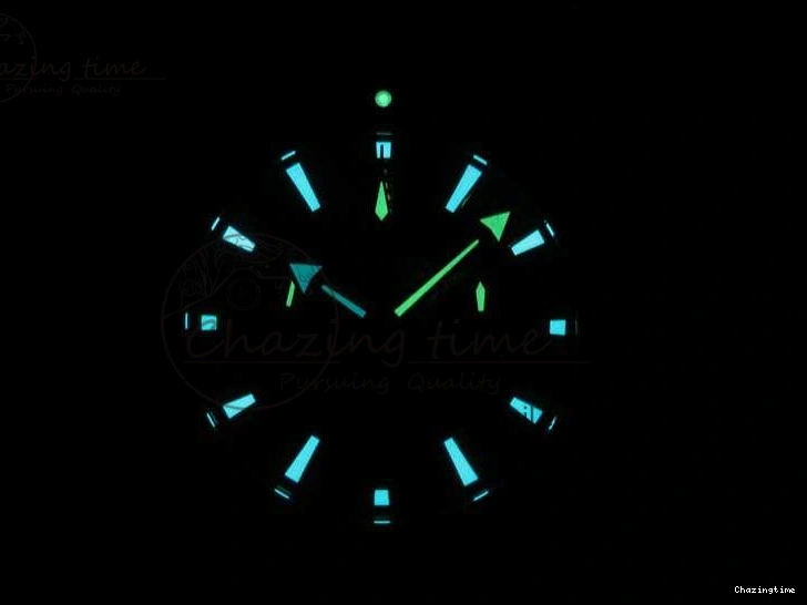 0515 Elegant Seamaster Pro Chrono RG OM Best Edition Black Ceramic Black Dial On Gummy Strap A 8128